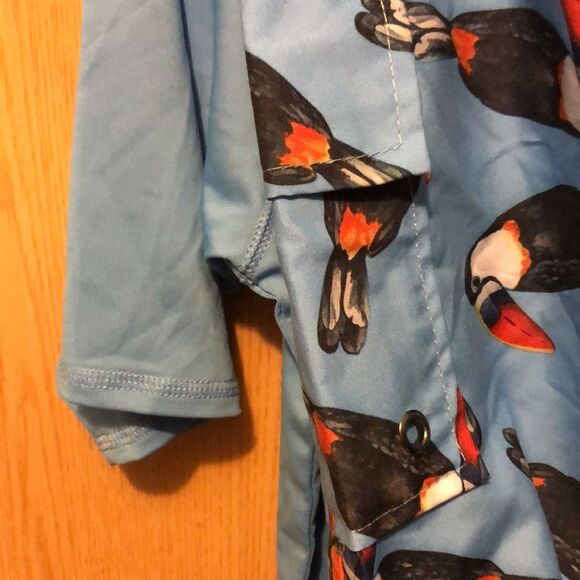 Oasis size large 14/16 swim shorts and rash guard NWT - Picture 6 of 7